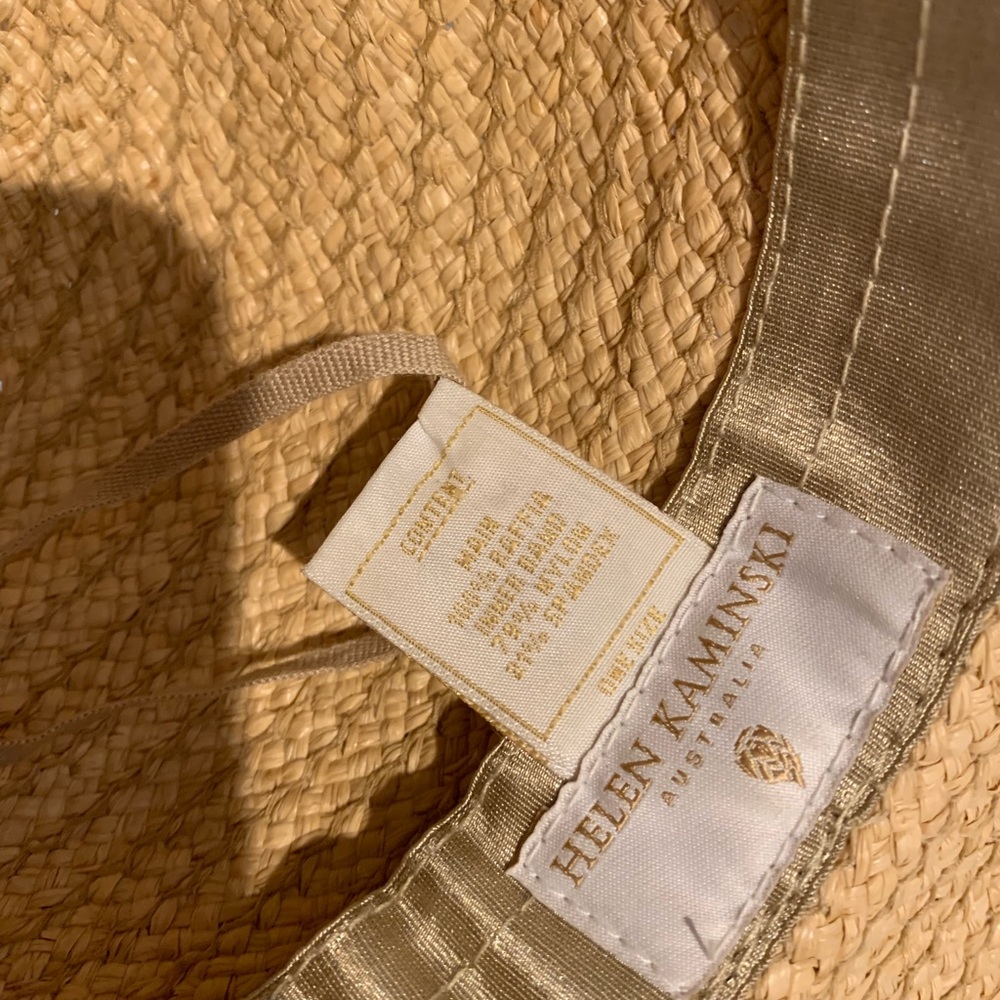 Helen Kaminski Tan Fringed Straw Hat - Picture 6 of 6